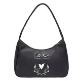 Retro Casual Women Totes Mini Shoulder Bag Anime Print Small Pouch