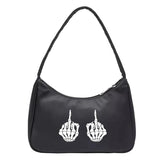 Retro Casual Women Totes Mini Shoulder Bag Anime Print Small Pouch
