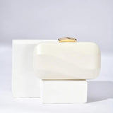 Rhinestone Evening Clutch Bag with Chain Strap for Wedding Party