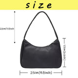 Retro Solid Shoulder Underarm Bag 26 Letter Print Female Tote Pouch