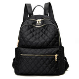 D0LF Women's Nylon Travel Backpack Small Shoulder Bag Casual Daypack