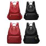 D0LF Women's Nylon Travel Backpack Small Shoulder Bag Casual Daypack