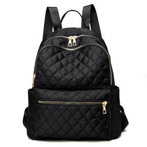 D0LF Women's Nylon Travel Backpack Small Shoulder Bag Casual Daypack