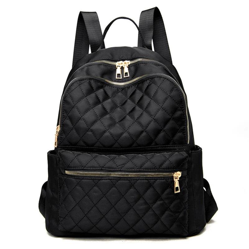 D0LF Women's Nylon Travel Backpack Small Shoulder Bag Casual Daypack