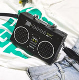 Sequin Radio Style Crossbody Bag For Women Harajuku Shoulder Messenger Mini