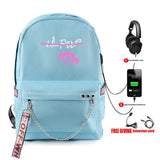 Harajuku Rap Lil Peep USB Rechargeable Backpack