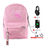 Harajuku Rap Lil Peep USB Rechargeable Backpack