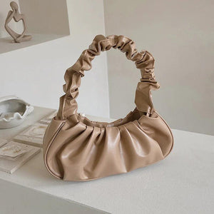 Summer Pleated Cloud Bags Armpit Bag for Women