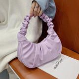 Summer Pleated Cloud Bags Armpit Bag for Women
