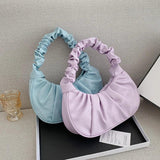 Summer Pleated Cloud Bags Armpit Bag for Women