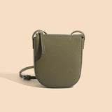Cowhide Women's Phone Bag Messenger Shoulder Crossbody Bag