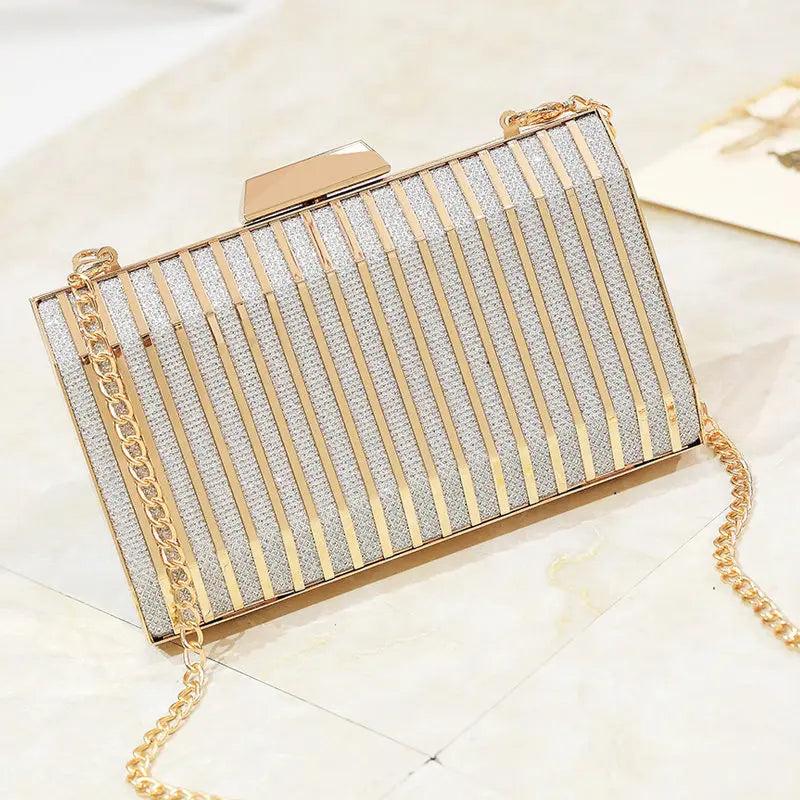 Clutch Bag Women Evening Purse with Chain for Party Wedding