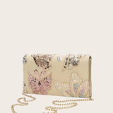 Alirattan Envelope Clutch Bag for Women Ladies Sequins Large Capacity Pouch A276