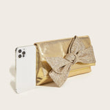 Alirattan Women PU Leather Crossbody Clutch Bag