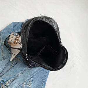 Ruched Minimalist Backpack for Women