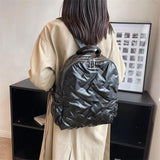 Ruched Minimalist Backpack for Women