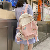 Women's Casual Backpack Laptop Student School Bag