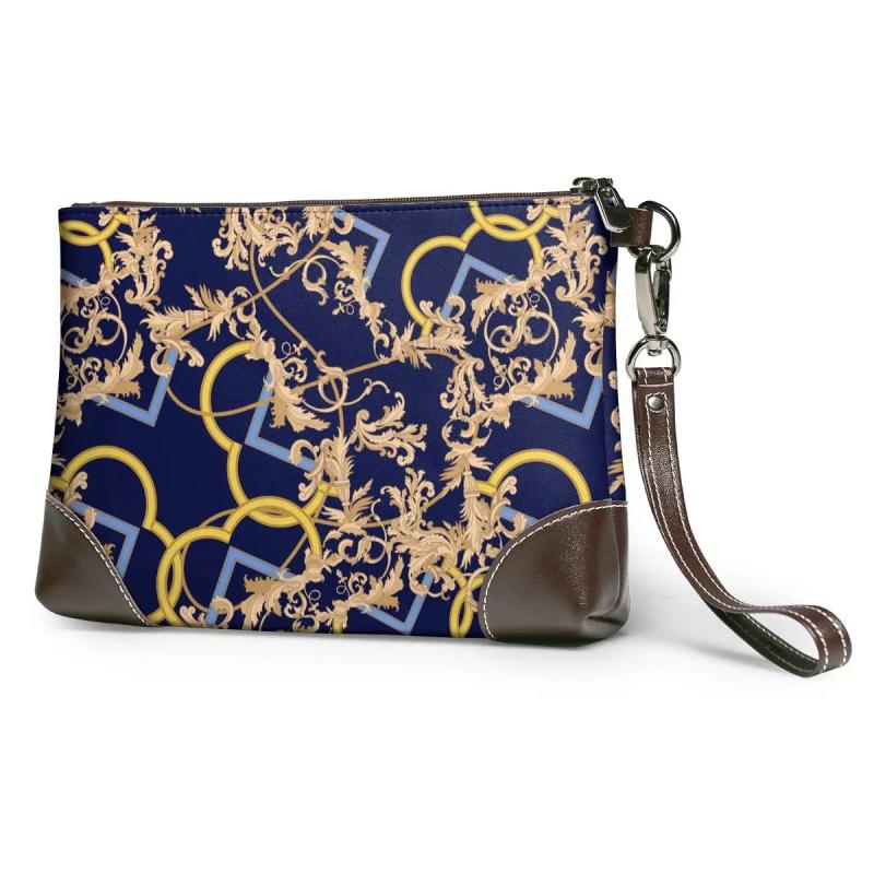 Vintage Retro Clutch Bag European Pattern Printed Wallet