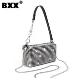 Rhinestone Handbag Women's Bright Diamond Shoulder Wallet Crossbody Bag