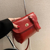 CGCBAG Small Messenger Bag For Women Shoulder Bag High PU Leather Handbags Femal