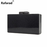 Glitter Acrylic Clasp Women Clutch Evening Handbag Mini Bag
