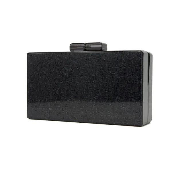 Glitter Acrylic Clasp Women Clutch Evening Handbag Mini Bag