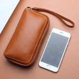 Women Leather Clutch Bag Travel Tote Multi-card Money Phone Small Bag