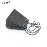 Sequin Evening Party Sliver Purse Women Bucket Shoulder Bag Crossbody Bag