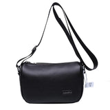 Solid PU Leather Armpit Crossbody Bag Women's Handbag