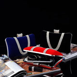 Women's Nylon Evening Bag Black/Red