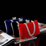 Women's Nylon Evening Bag Black/Red