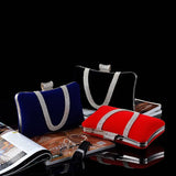 Women's Nylon Evening Bag Black/Red