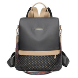 Large Capacity Women Rivet Oxford Backpack Female Backpacks