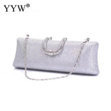 Red Rhinestone Evening Party Clutch Purse