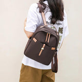 Anti Theft Water Repellent Nylon Backpack Large School Bag