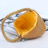 Soft Beaded Women Evening Bags Cover Open Style Wedding Handbags