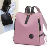 Water Repellent Oxford Backpack Handbag Anti Theft Shoulder Bag
