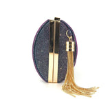 Glitter Tassel Women Wallet Clutch Evening Bag Banquet Wedding Pouch