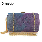 Glitter Tassel Women Wallet Clutch Evening Bag Banquet Wedding Pouch