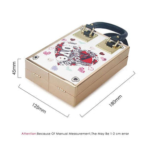 Sequined Evening Clutch Bag Lady Wallet Wedding Party Shoulder Bag