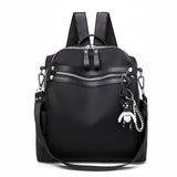 Solid Oxford Women Backpack Small Bagpack Schoolbag for Girls Multifunction