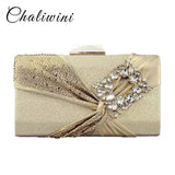Chaliwini Gemstone Floral Pattern Clutch Bag