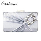 Chaliwini Gemstone Floral Pattern Clutch Bag