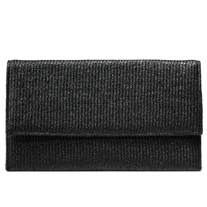 Straw Clutch Purse for Women Beach Handbag Envelope Style