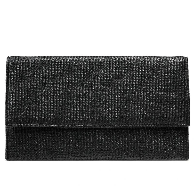 Straw Clutch Purse for Women Beach Handbag Envelope Style