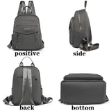 Women's Anti Theft Water Repellent Backpack High Density Oxford Cloth School Bag
