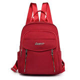 Women's Anti Theft Water Repellent Backpack High Density Oxford Cloth School Bag