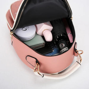 Diamond Love Tassel Pendant Backpack Anti Theft Schoolbag Ladies Backpack