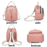 Diamond Love Tassel Pendant Backpack Anti Theft Schoolbag Ladies Backpack