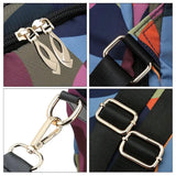 Women's Nylon Anti-Theft Shoulder Backpack Large Bag